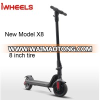 2019 Newest 8 inch tire foldable electric scooter X8 with 10.4ah battery power