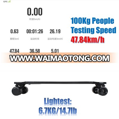 Fastest carbon deck hub motor 1000w one wheel Electric Skateboard