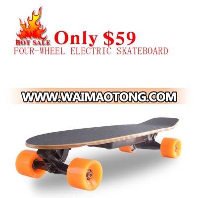 Hot Sale!!! Factory cheap Price Mini Hub Motor skateboard,electric scooter with remote control